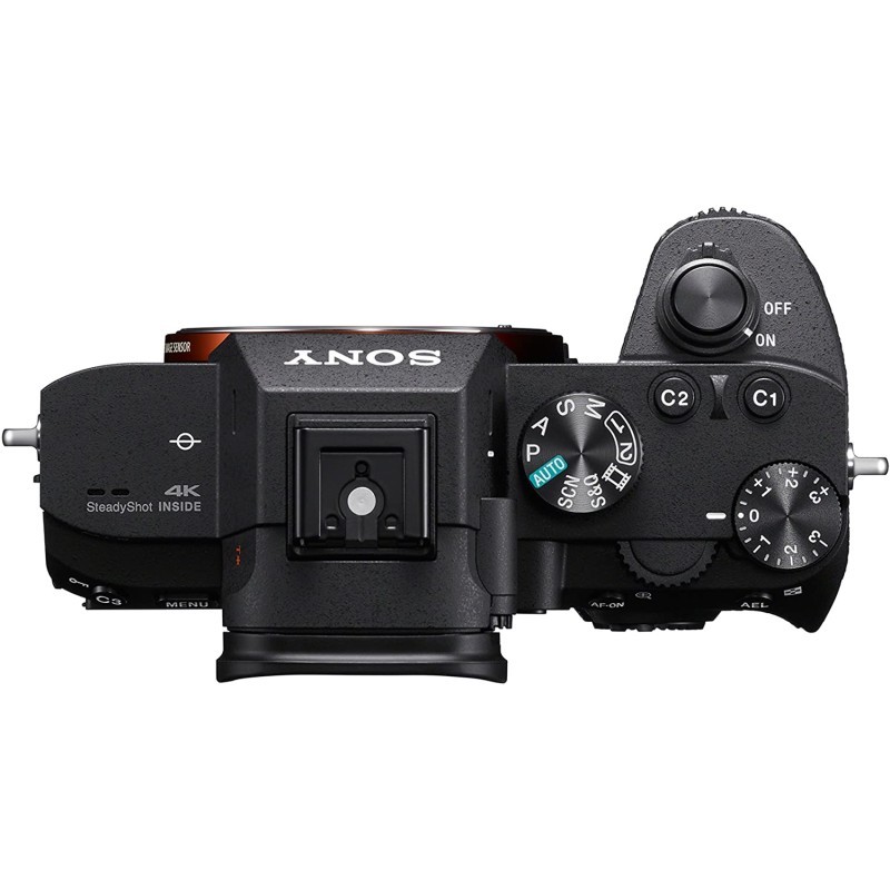 Sony 索尼 a7 III ILCE7M3/B 全画幅无反镜可互换镜头相机,带 3 英寸液晶显示屏,仅机身,底座配置,黑色