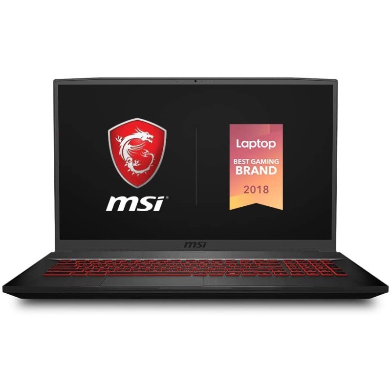 MSI 微星GF75 Thin 9SC-027 17.3英寸游戏笔记本电脑,超薄边框,Intel Core英特尔酷睿i7-9750H,NVIDIA GeForce GTX1650,16GB,512GB NVMe SSD