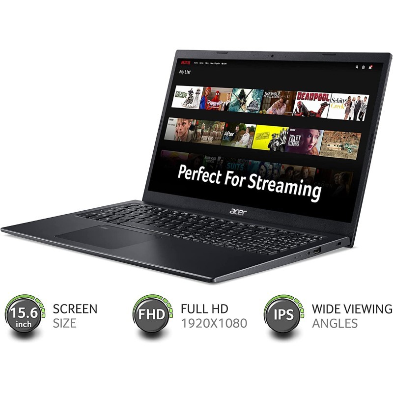 Acer 宏碁 Aspire 5 A515-56 15.6 英寸笔记本电脑 - (英特尔酷睿 i5-1135G7,8GB 内存,1TB SSD,全高清显示屏,Windows 10,黑色)