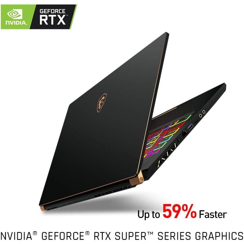 MSI 微星 GS75 Stealth 游戏笔记本电脑：17.3英寸240Hz显示屏，Intel Core i7-10875H，NVIDIA GeForce RTX 2060、16GB RAM，512GB NVMe SSD，Win10 Pr