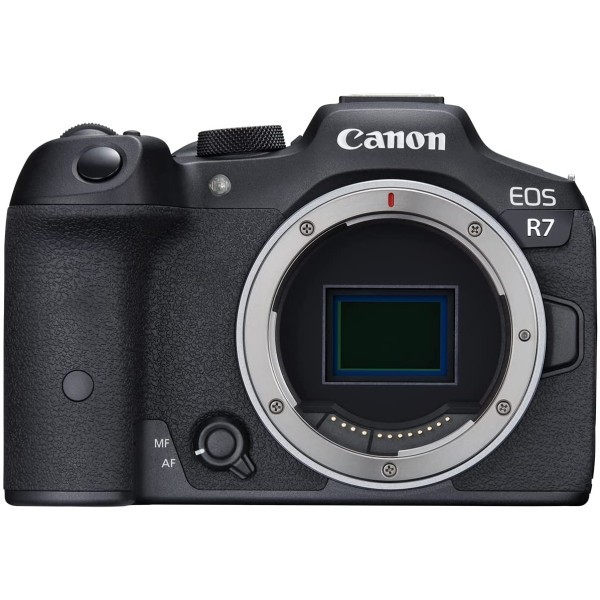 佳能 EOS R7(仅机身),无反镜视频博客摄像头,32.5MP 图像质量,4K 60p 视频,DIGIC X 图像处理器,双像素 CMOS AF